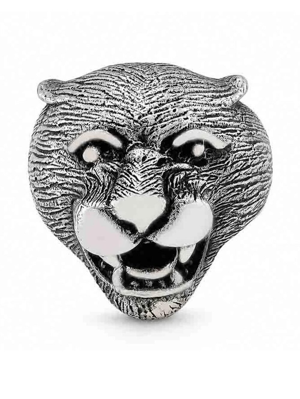 Sterling .925 Silver 3 D Panther Men's Ring